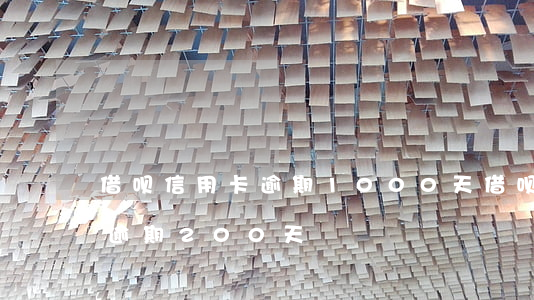 借呗信用卡逾期1000天(借呗8500元逾期200天)