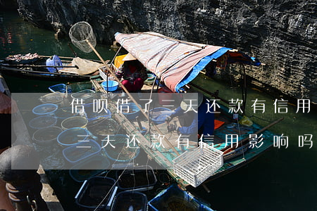 借呗借了三天还款有信用影响吗-借呗借了三天还款有信用影响吗怎么办