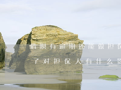 借呗有逾期还能做担保人吗(借款人还款逾期了对担保人有什么影响)