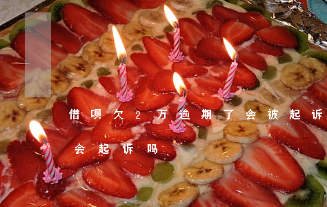 借呗欠2万逾期了会被起诉吗（借呗逾期二万会起诉吗）
