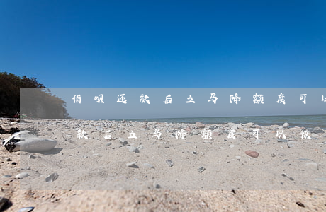 借呗还款后立马降额度可以恢复吗-借呗还款后立马降额度可以恢复吗安全吗