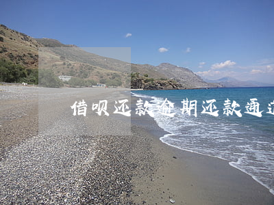 借呗还款逾期还款通道会关闭吗-