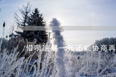 借呗逾期一年还能协商再分期吗-