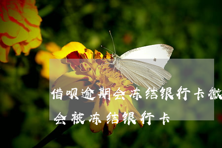 借呗逾期会冻结银行卡微信吗(借呗欠款多久会被冻结银行卡)