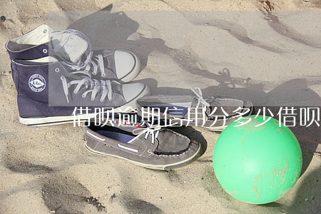 借呗逾期信用分多少(借呗逾期多少钱上征信)