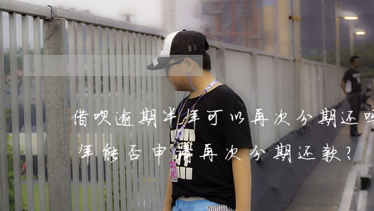 借呗逾期半年可以再次分期还吗，借呗逾期半年，能否申请再次分期还款？