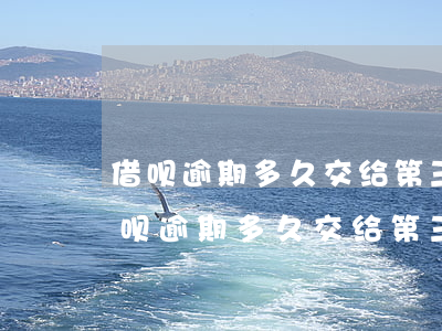 借呗逾期多久交给第三方会爆通讯录吗-借呗逾期多久交给第三方会爆通讯录吗安全吗
