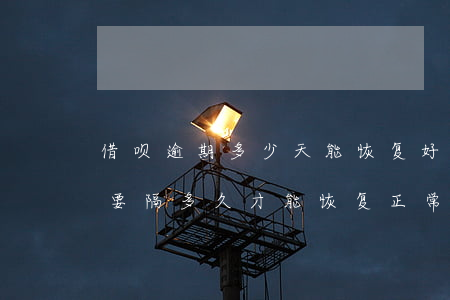 借呗逾期多少天能恢复好(借呗逾期还款之后要隔多久才能恢复正常)