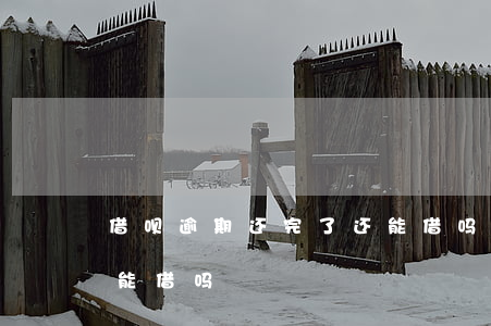 借呗逾期还完了还能借吗(借呗逾期还完了还能借吗)