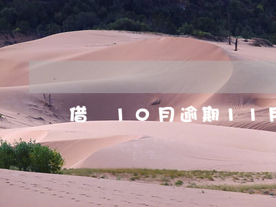 借唄10月逾期11月還款