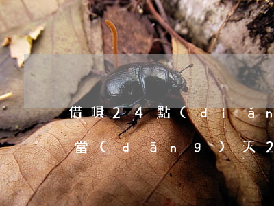 借唄24點(diǎn)還款算逾期嗎(借唄當(dāng)天24點(diǎn)前還算不算逾期)