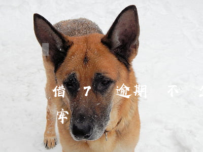 借唄7萬逾期會不會坐牢(借唄逾期八萬會坐牢嗎)