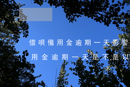 借唄備用金逾期一天影響芝麻分嗎-借唄備用金逾期一天是不是以后都不能用了?