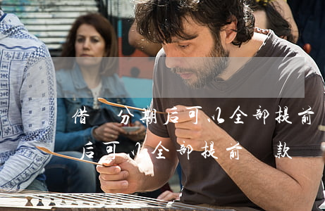 借唄分期后可以全部提前還款嗎-借唄分期后可以全部提前還款嗎