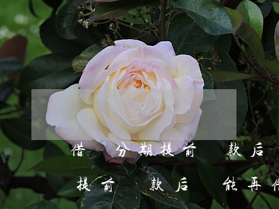 借唄分期提前還款后還能再借嗎-借唄分期提前還款后還能再借嗎安全嗎