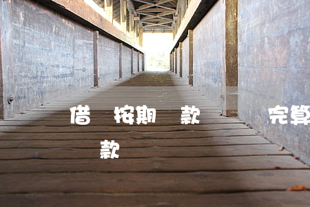 借唄按期還款還沒還完算逾期嗎(借唄逾期未還款)