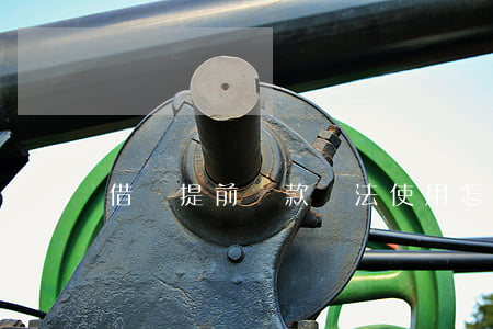 借唄提前還款無法使用怎么解決-