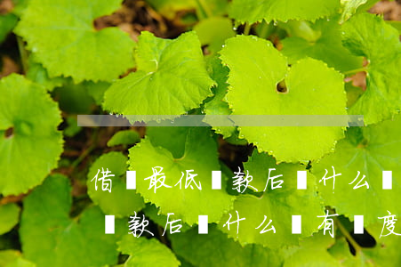 借唄最低還款后為什么沒有額度-借唄最低還款后為什么沒有額度了