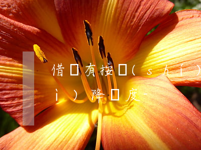 借唄有按時(shí)還款為什么會(huì)降額度-