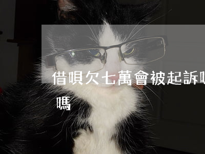 借唄欠七萬會被起訴嗎(借唄欠七萬會被起訴嗎)