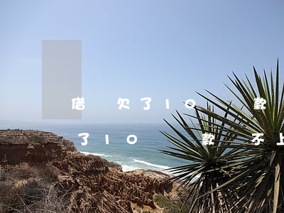 借唄欠了10萬還款還不上會怎樣-借唄欠了10萬還款還不上會怎樣呢