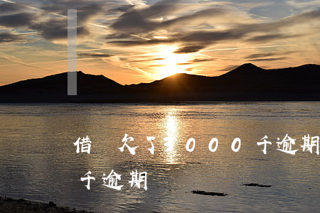 借唄欠了3000千逾期(借唄欠了3000千逾期)