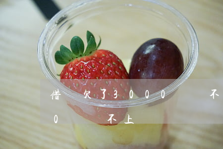 借唄欠了3000塊還不上(借唄欠了3000塊還不上)