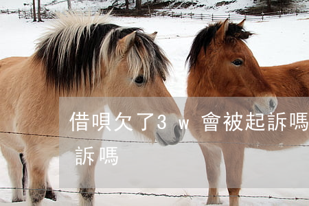 借唄欠了3w會被起訴嗎(欠借唄逾期會被起訴嗎)