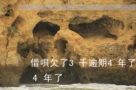 借唄欠了3千逾期4年了(借唄欠了3萬逾期4年了)