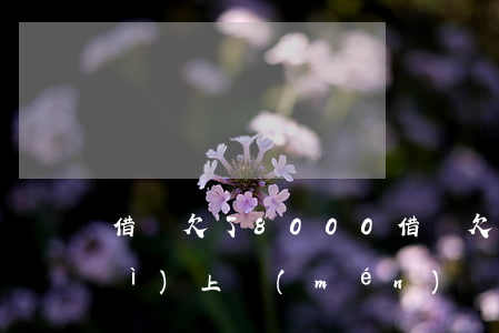 借唄欠了8000(借唄欠了800會(huì)上門(mén)嗎)