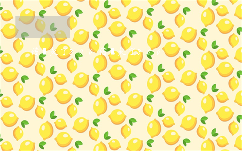 借唄欠了800(借唄欠了800)