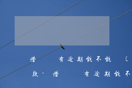 借唄沒有逾期能不能協(xié)商分期還款-借唄沒有逾期能不能協(xié)商分期還款