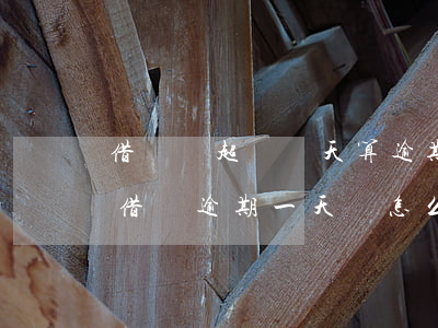 借唄沒超過當天算逾期嗎(借唄可以逾期多久?借唄逾期一天會怎么樣(2))