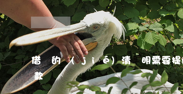 借唄的結(jié)清證明需要提前幾天還款