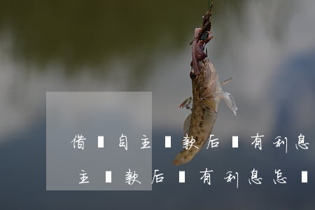 借唄自主還款后還有利息怎樣還款-借唄自主還款后還有利息怎樣還款呢