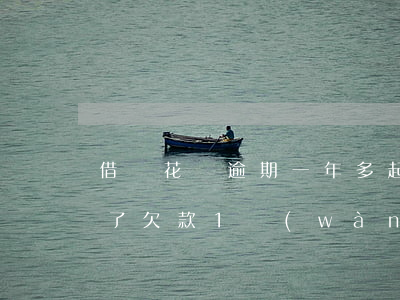借唄花唄逾期一年多起訴(借唄花唄逾期半年了,欠款1萬(wàn)多會(huì)起訴我嗎)