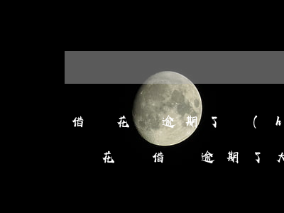 借唄花唄逾期了會(huì)被起訴嗎(支付寶花唄借唄逾期了大半年會(huì)被起訴嗎)
