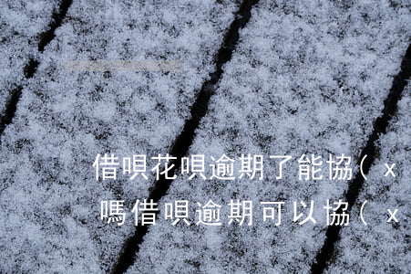 借唄花唄逾期了能協(xié)商分期還款嗎 借唄逾期可以協(xié)商分期還嗎!