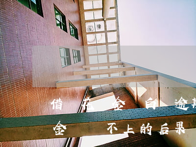 借唄花唄金條白條逾期-花唄借唄京東白條金條還不上的后果