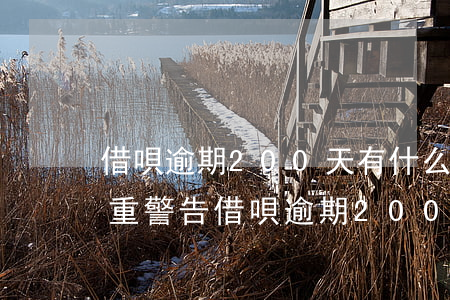 借唄逾期200天有什么后果，嚴(yán)重警告！借唄逾期200天的可怕后果你必須知道