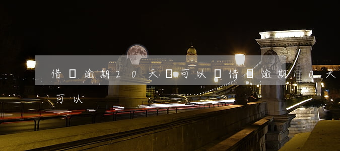 借唄逾期20天還可以嗎(借唄逾期10天還可以)