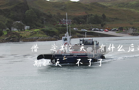 借唄逾期2天會有什么后果?,有獎問答（借唄逾期2天還不了了）