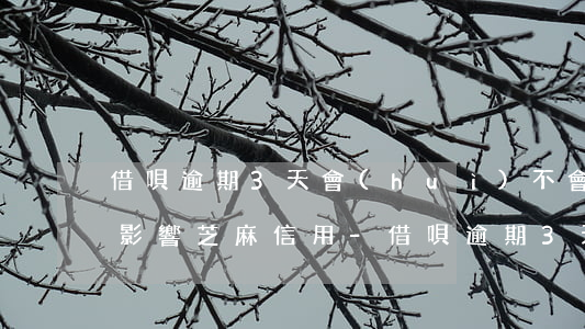借唄逾期3天會(huì)不會(huì)影響芝麻信用-借唄逾期3天會(huì)不會(huì)影響芝麻信用額度