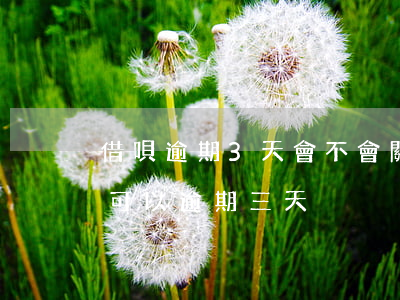 借唄逾期3天會不會關(guān)閉(借唄可以逾期三天)
