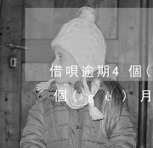 借唄逾期4個(gè)月沒還了（借唄逾期4個(gè)月沒還了）