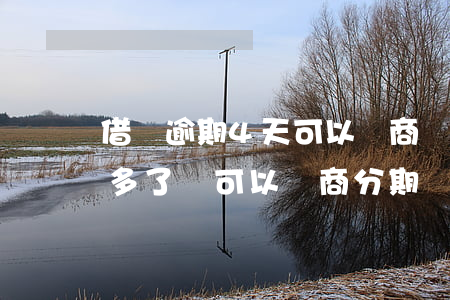 借唄逾期4天可以協商還款嗎(借唄逾期兩年多了還可以協商分期還款嗎?)