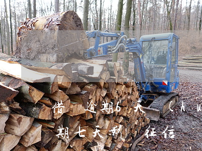 借唄逾期6天會(huì)上征信么(借唄逾期七天影響征信嗎)