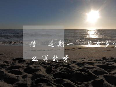 借唄逾期一個月有多少利息(借唄逾期利息怎么算的呀?)