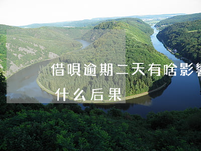 借唄逾期二天有啥影響嗎(借唄逾期幾天會有什么后果?)
