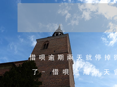 借唄逾期兩天就停掉循環(huán)額度了-借唄逾期兩天會(huì)被降額度嗎